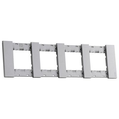 Рамка 4-ая цвет-серый матовый MEITON AA4802M4AS Рамка 4-ая цвет-серый матовый MEITON AA4802M4AS