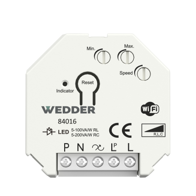 Кнопочный нажимной диммер Smart Life Wifi 200W Кнопочный нажимной диммер Smart Life Wifi 200W