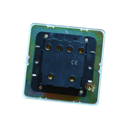 Дизайнерский выключатель Vega Белый лед, BVW2KTC Bonze двухклавишный проходной Дизайнерский выключатель Vega Белый лед, BVW2KTC Bonze двухклавишный проходной