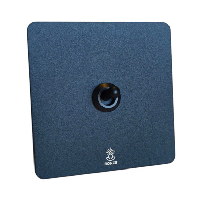 Дизайнерский выключатель Vega Черный песок, BVB1KTA Bonze одноклавишный проходной Дизайнерский выключатель Vega Черный песок, BVB1KTA Bonze одноклавишный проходной