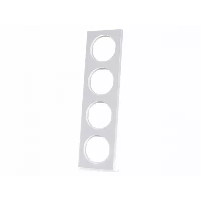 Рамка 4 поста Berker R.3, белый блестящий Рамка 4 поста Berker R.3, белый блестящий