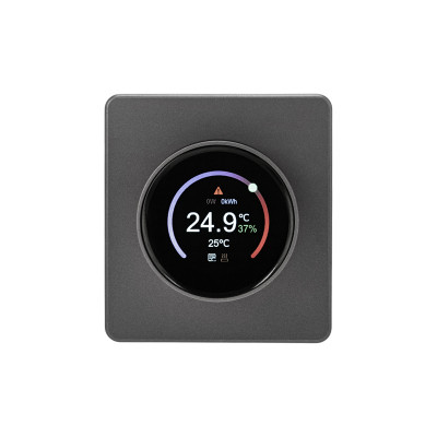 Терморегулятор ROUND Wi-Fi с/у титан KRANZ Терморегулятор ROUND Wi-Fi с/у титан KRANZ