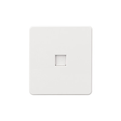 Розетка ROUND компьютерная RJ45 кат6 с/у перламутр KRANZ Розетка ROUND компьютерная RJ45 кат6 с/у перламутр KRANZ