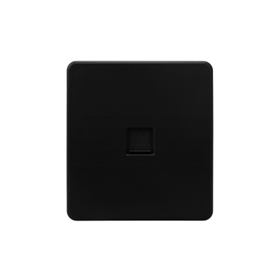 Розетка ROUND компьютерная RJ45 кат6 с/у оникс KRANZ Розетка ROUND компьютерная RJ45 кат6 с/у оникс KRANZ