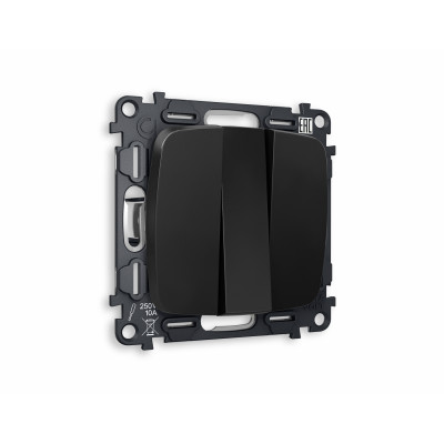 MO805010 Комплект механизма 3-кл выключателя OMEGA Черный матовый 10A-250V QUANT (OP8050, VM133) MO805010 Комплект механизма 3-кл выключателя OMEGA Черный матовый 10A-250V QUANT (OP8050, VM133)