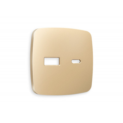 OP6110 Лицевая панель OMEGA (Шампань) для розетки 2USB тип A+C QUANT OP6110 Лицевая панель OMEGA (Шампань) для розетки 2USB тип A+C QUANT