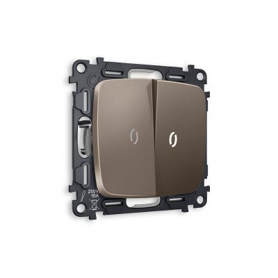 MO634035 Комплект механизма 2-кл проходного выключателя с подсветкой 5600K OMEGA Темная бронза матовый QUANT (OP6340, VM120, G25W) MO634035 Комплект механизма 2-кл проходного выключателя с подсветкой 5600K OMEGA Темная бронза матовый QUANT (OP6340, VM120, G25W)