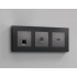 AP6640 Лицевая панель ALFA (Антрацит серый) для HDMI розетки QUANT AP6640 Лицевая панель ALFA (Антрацит серый) для HDMI розетки QUANT