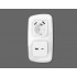 OP1310 Лицевая панель OMEGA (Белый матовый) для розетки 2USB A+C QUANT OP1310 Лицевая панель OMEGA (Белый матовый) для розетки 2USB A+C QUANT