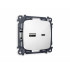 MO111010 Комплект механизма розетки OMEGA Белый глянец 2USB A+C 20W (быстрая зарядка) QUANT (OP1110, VM177) MO111010 Комплект механизма розетки OMEGA Белый глянец 2USB A+C 20W (быстрая зарядка) QUANT (OP1110, VM177)