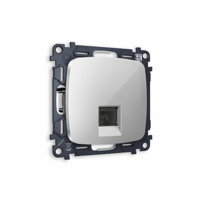 MO412010 Комплект механизма компьютерной розетки OMEGA Серебро глянец RJ-45(8P8C) CAT6 с шторкой QUANT (OP4120, VM188) MO412010 Комплект механизма компьютерной розетки OMEGA Серебро глянец RJ-45(8P8C) CAT6 с шторкой QUANT (OP4120, VM188)