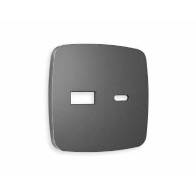 OP6610 Лицевая панель OMEGA (Антрацит серый) для розетки 2USB тип A+C QUANT OP6610 Лицевая панель OMEGA (Антрацит серый) для розетки 2USB тип A+C QUANT