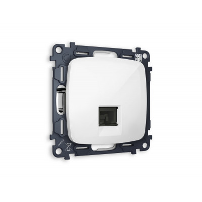 MO112010 Комплект механизма компьютерной розетки OMEGA Белый глянец RJ-45(8P8C) CAT6 с шторкой QUANT (OP1120, VM188) MO112010 Комплект механизма компьютерной розетки OMEGA Белый глянец RJ-45(8P8C) CAT6 с шторкой QUANT (OP1120, VM188)