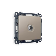 MA373010 Комплект механизма TV розетки оконечной ALFA Серо-бежевый матовый 50-870 MHz 1dB QUANT (AP3730, VM202)