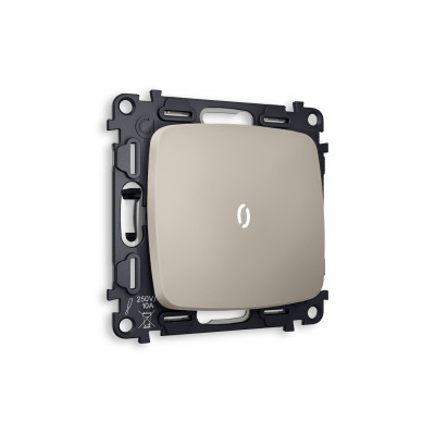 MO362035 Комплект механизма 1-кл проходного выключателя с подсветкой 5600K OMEGA Серо-бежевый матовый QUANT (OP3620, VM105, G25W) MO362035 Комплект механизма 1-кл проходного выключателя с подсветкой 5600K OMEGA Серо-бежевый матовый QUANT (OP3620, VM105, G25W)