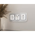 OP1070 Лицевая панель OMEGA (Белый глянец) для электрической розетки с/з со шторками QUANT OP1070 Лицевая панель OMEGA (Белый глянец) для электрической розетки с/з со шторками QUANT