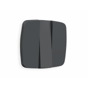 OP9050 Лицевая панель OMEGA (Графит Мягкое касание) для 3-кл выключателей QUANT