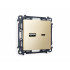 MA611010 Комплект механизма розетки ALFA Шампань 2USB A+C 20W (быстрая зарядка) QUANT (AP6110, VM177) MA611010 Комплект механизма розетки ALFA Шампань 2USB A+C 20W (быстрая зарядка) QUANT (AP6110, VM177)