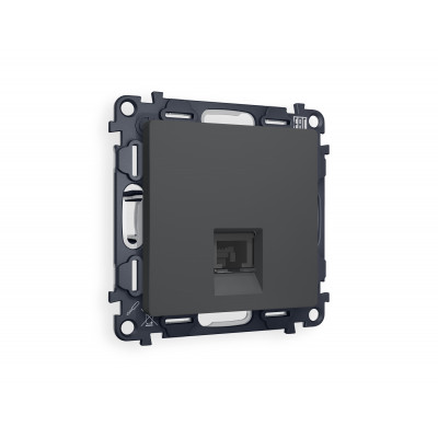 MA912010 Комплект механизма компьютерной розетки ALFA Графит мягкое касание RJ-45(8P8C) CAT6 с шторкой QUANT (AP9120, VM188) MA912010 Комплект механизма компьютерной розетки ALFA Графит мягкое касание RJ-45(8P8C) CAT6 с шторкой QUANT (AP9120, VM188)