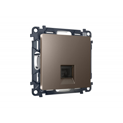 MA642010 Комплект механизма компьютерной розетки ALFA Темная бронза матовый RJ-45(8P8C) CAT6 с шторкой QUANT (AP6420, VM188) MA642010 Комплект механизма компьютерной розетки ALFA Темная бронза матовый RJ-45(8P8C) CAT6 с шторкой QUANT (AP6420, VM188)