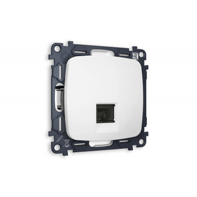 MO132010 Комплект механизма компьютерной розетки OMEGA Белый матовый RJ-45(8P8C) CAT6 с шторкой QUANT (OP1320, VM188) MO132010 Комплект механизма компьютерной розетки OMEGA Белый матовый RJ-45(8P8C) CAT6 с шторкой QUANT (OP1320, VM188)