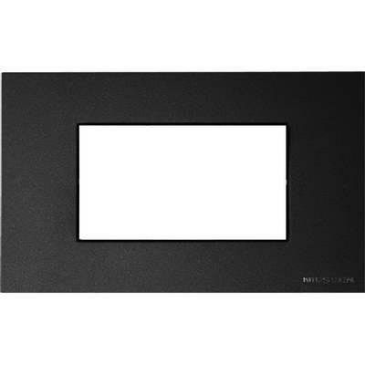 Рамка на 4 модуля ABB Zenit, итальянский стандарт, цвет: антрацит Рамка на 4 модуля ABB Zenit, итальянский стандарт, цвет: антрацит