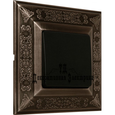 выключатель одноклавишный fede, цвет: цвет antique silver выключатель одноклавишный fede, цвет: цвет antique silver