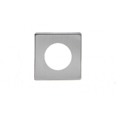 Рамка на 1 пост гор/верт, цвет Brushed Steel (матовая сталь) Рамка на 1 пост гор/верт, цвет Brushed Steel (матовая сталь)