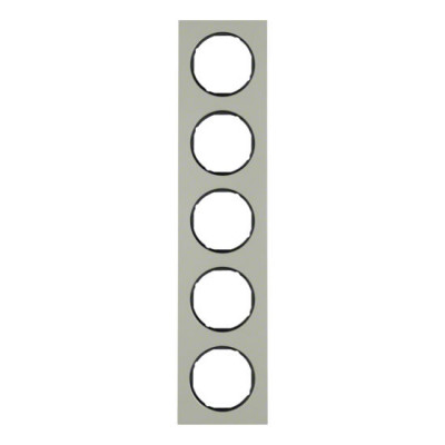 Рамка 5 постов Berker R.3, нержавеющая сталь Рамка 5 постов Berker R.3, нержавеющая сталь