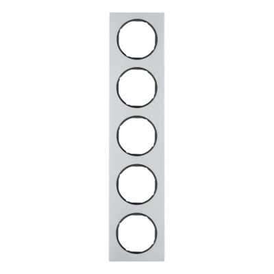 Рамка 5 постов Berker R.3, алюминий Рамка 5 постов Berker R.3, алюминий