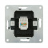 Розетка компьютерная (RJ45 Cat.5E) LK80, с накладкой, черный бархат Розетка компьютерная (RJ45 Cat.5E) LK80, с накладкой, черный бархат