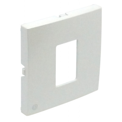 Лицевая панель для розетки RJ-45 (компьютерная), Logus 90 АКВАРЕЛЬ, термопласт, цвет: лёд Лицевая панель для розетки RJ-45 (компьютерная), Logus 90 АКВАРЕЛЬ, термопласт, цвет: лёд