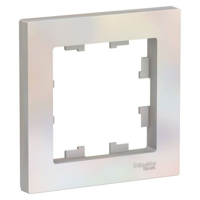Рамка квадратная ATLASDESIGN, 1 пост, цвет - жемчуг Рамка квадратная ATLASDESIGN, 1 пост, цвет - жемчуг