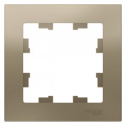 Рамка квадратная ATLASDESIGN, 1 пост, цвет - шампань