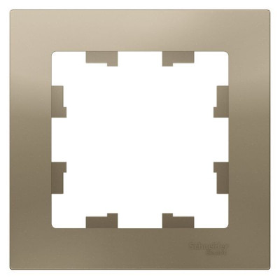 Рамка квадратная ATLASDESIGN, 1 пост, цвет - шампань Рамка квадратная ATLASDESIGN, 1 пост, цвет - шампань