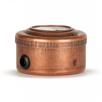 Розетка информационная RJ45+TV (CAT. 5E), цвет "Old copper" белая вставка Розетка информационная RJ45+TV (CAT. 5E), цвет "Old copper" белая вставка
