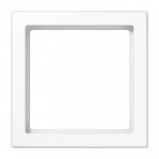 Промежуточная рамка для монтажа изделий с крышкой 55x55 мм, белая