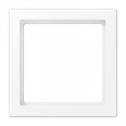 Промежуточная рамка для монтажа изделий с крышкой 55x55 мм, белоснежный матовый