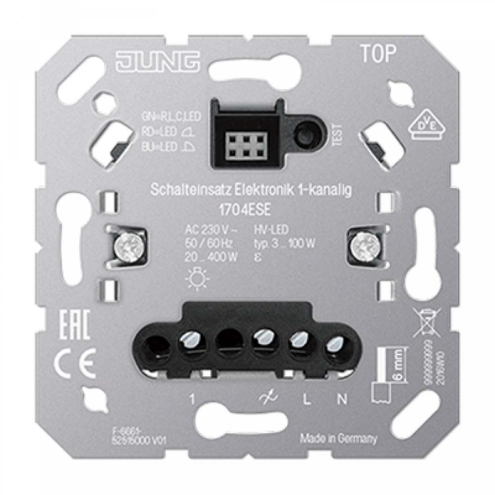 Электронная вставка Jung, 1 канал купить за 25439 Р в Decoelectro!