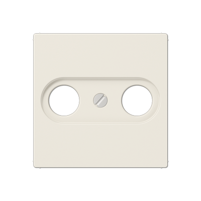 Крышка для TV/FM розетки, термопласт; цвет: слоновая кость Крышка для TV/FM розетки, термопласт; цвет: слоновая кость