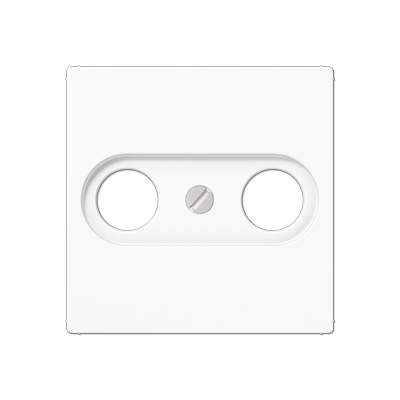 Крышка для TV/FM розетки, дюропласт; цвет: белый Крышка для TV/FM розетки, дюропласт; цвет: белый