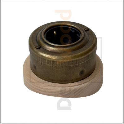Накладка на бревно, 1 пост, под ретро электрику Vintage Brass, ясень Накладка на бревно, 1 пост, под ретро электрику Vintage Brass, ясень