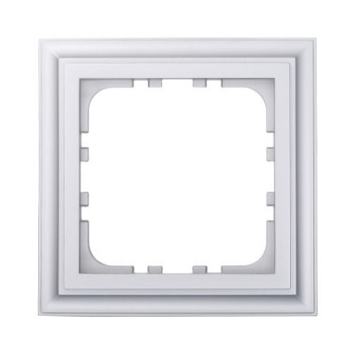 Рамка "CLASSIC" LK80, 1 пост, серебристый металлик Рамка "CLASSIC" LK80, 1 пост, серебристый металлик