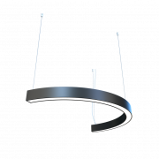 Светильник СТЭРИЯ полукруг подвесной D608 LED 12W
